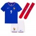 Camisa de time de futebol França Olivier Giroud #9 Replicas 1º Equipamento Infantil Europeu 2024 Manga Curta (+ Calças curtas)